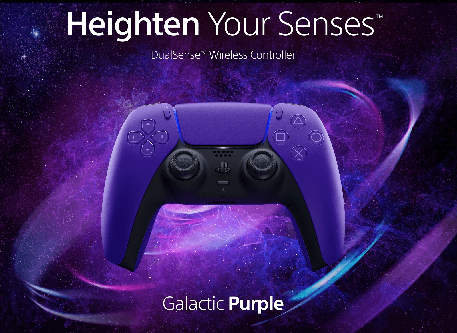 Sony PlayStation DualSense Galactic Violetinė belaidis valdiklis (PS5) aprašymas - Prekės nuotrauka