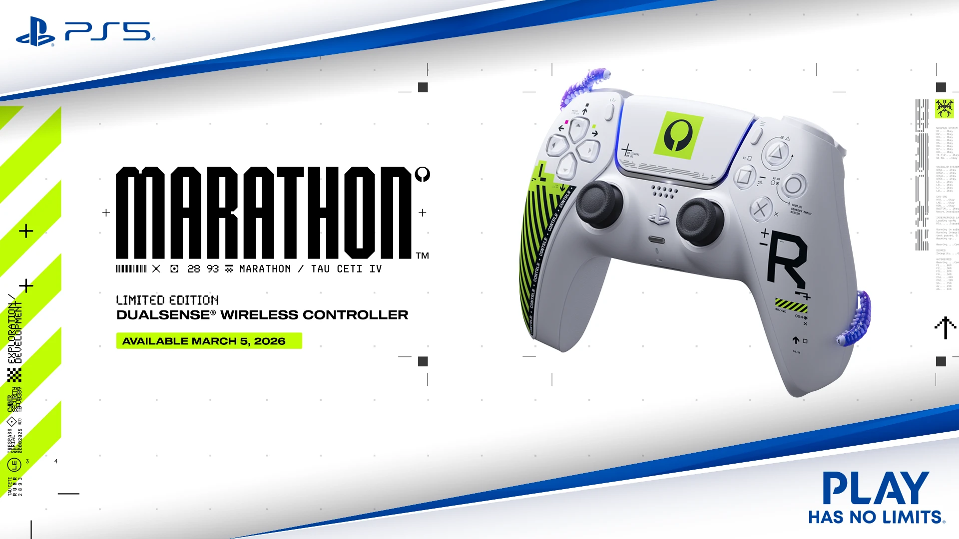 Sony PlayStation DualSense Marathon Limited Edition belaidis valdiklis (PS5) aprašymas - Prekės nuotrauka