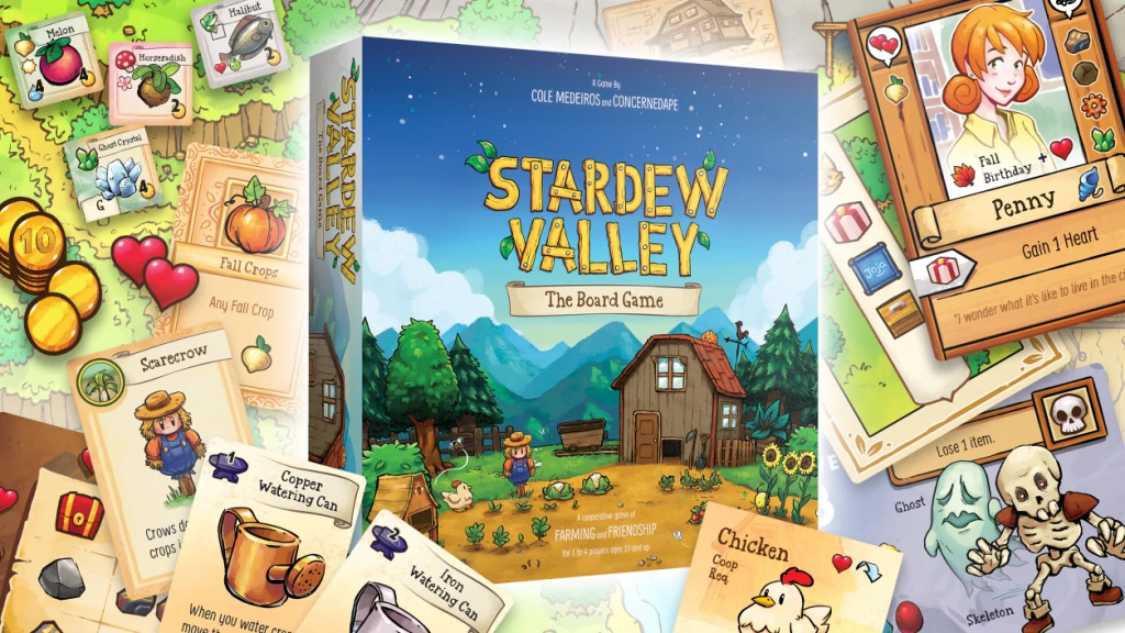 Concernedape Stardew Valley: The Board Game aprašymas - Prekės nuotrauka