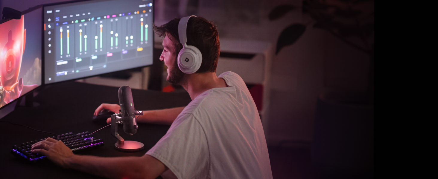 SteelSeries | Alias | Gaming Mikrofonas | Juodas aprašymas - Prekės nuotrauka SteelSeries | Alias | Gaming Mikrofonas | Juodas aprašymas - Prekės nuotrauka