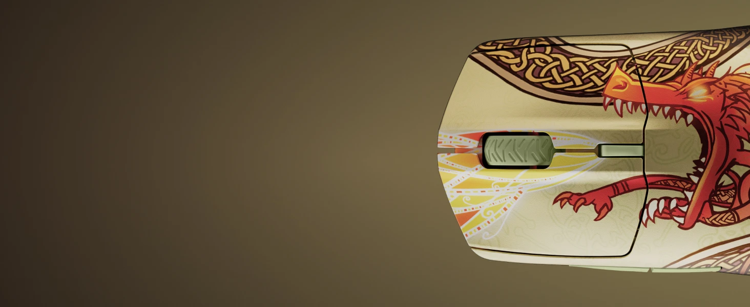 SteelSeries CS2 Dragon Lore Edition belaidė žaidimų pelė | 18000 DPI aprašymas - Prekės nuotrauka SteelSeries CS2 Dragon Lore Edition belaidė žaidimų pelė | 18000 DPI aprašymas - Prekės nuotrauka