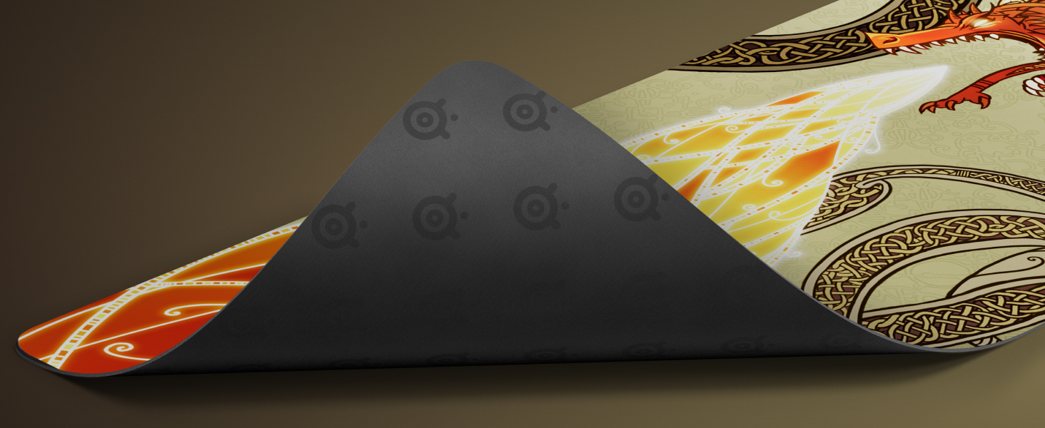 SteelSeries QCK XXL CS2 Dragon Lore pelės kilimėlis | 900x400x2mm aprašymas - Prekės nuotrauka