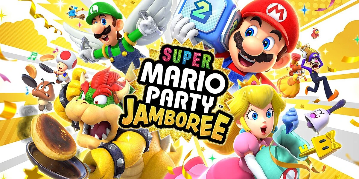 Nintendo Super Mario Party Jamboree + Jamboree TV (Switch 2) aprašymas - Prekės nuotrauka Nintendo Super Mario Party Jamboree + Jamboree TV (Switch 2) aprašymas - Prekės nuotrauka