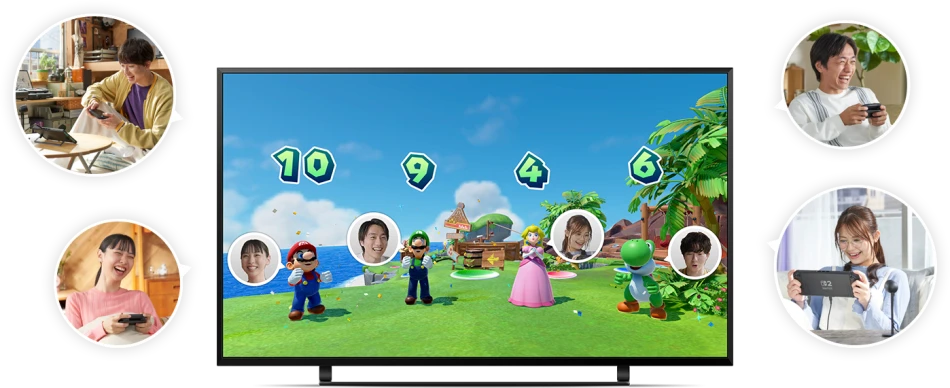 Nintendo Super Mario Party Jamboree + Jamboree TV (Switch 2) aprašymas - Prekės nuotrauka Nintendo Super Mario Party Jamboree + Jamboree TV (Switch 2) aprašymas - Prekės nuotrauka