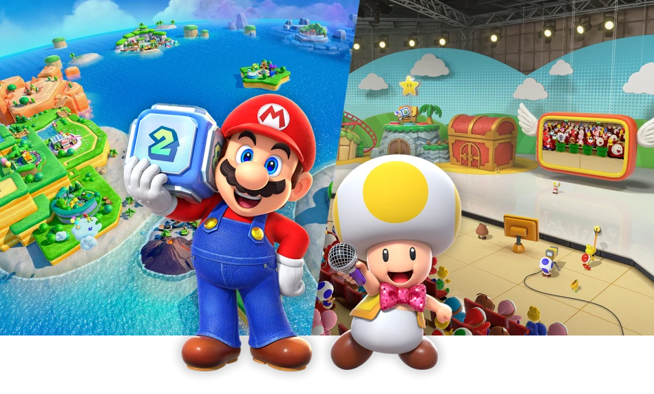 Nintendo Super Mario Party Jamboree + Jamboree TV (Switch 2) aprašymas - Prekės nuotrauka Nintendo Super Mario Party Jamboree + Jamboree TV (Switch 2) aprašymas - Prekės nuotrauka