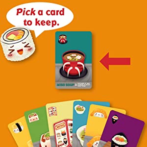 Gamewright Sushi Go Party! aprašymas - Prekės nuotrauka
