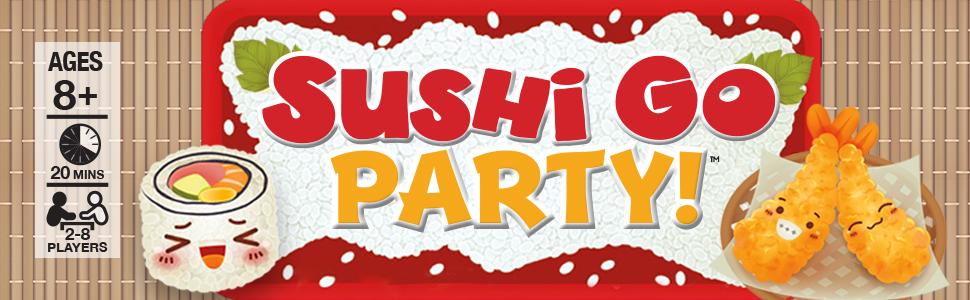 Gamewright Sushi Go Party! aprašymas - Prekės nuotrauka