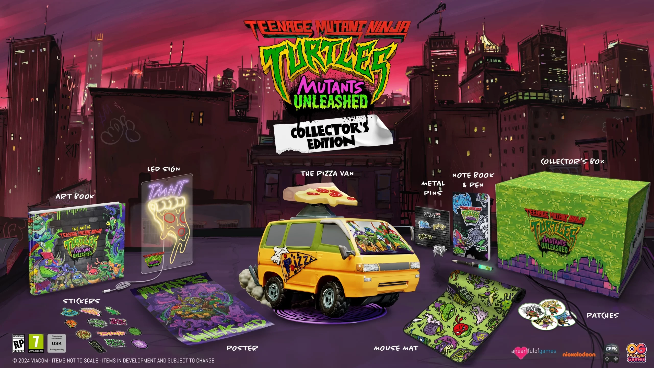 Outright Games Teenage Mutant Ninja Turtles: Mutants Unleashed - Collectors Edition PS5 aprašymas - Prekės nuotrauka