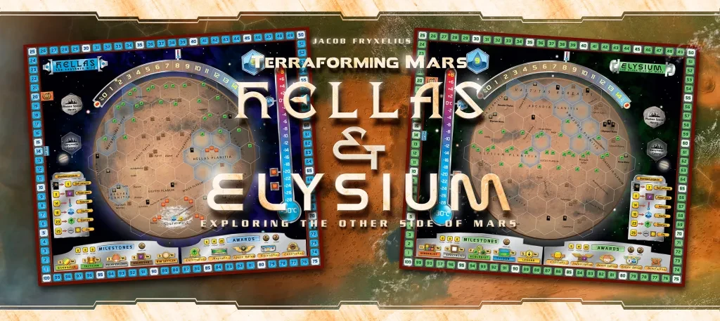 Stronghold Games Terraforming Mars: Hellas & Elysium aprašymas - Prekės nuotrauka Stronghold Games Terraforming Mars: Hellas & Elysium aprašymas - Prekės nuotrauka