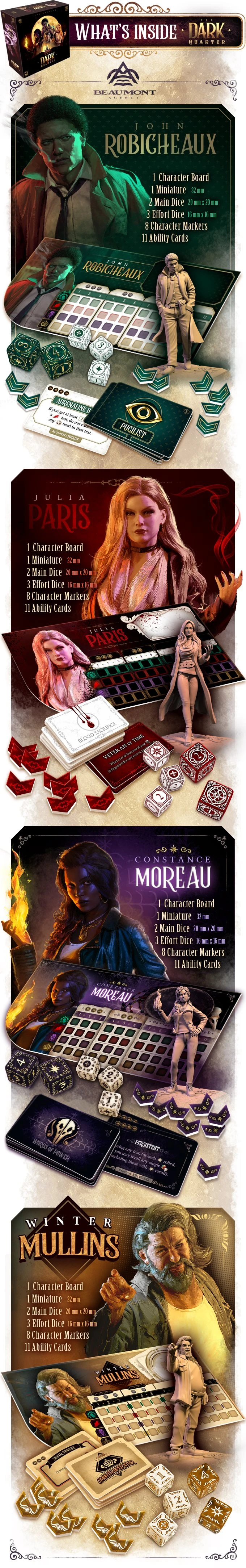 Lucky Duck Games The Dark Quarter aprašymas - Prekės nuotrauka