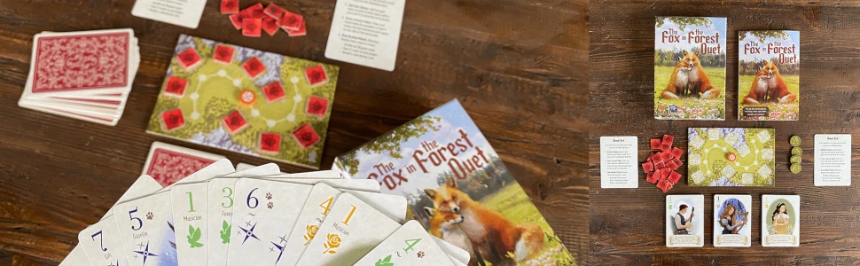 Renegade Game Studios The Fox in the Forest Duet aprašymas - Prekės nuotrauka
