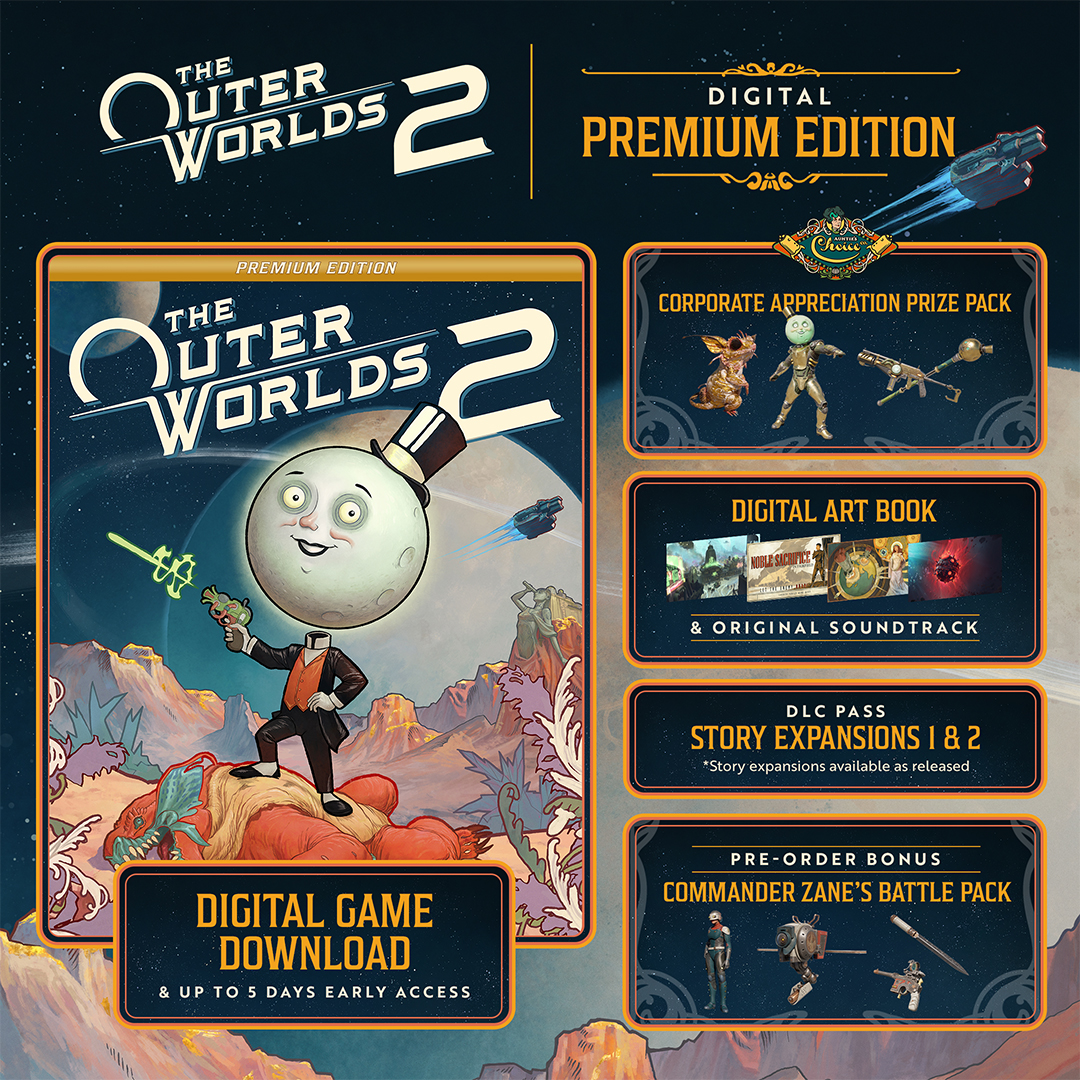 „Obsidian Entertainment“: „The Outer Worlds 2 Premium Edition“ (KODAS DĖŽUTĖJE) „Xbox Series X“ aprašymas - Prekės nuotrauka „Obsidian Entertainment“: „The Outer Worlds 2 Premium Edition“ (KODAS DĖŽUTĖJE) „Xbox Series X“ aprašymas - Prekės nuotrauka