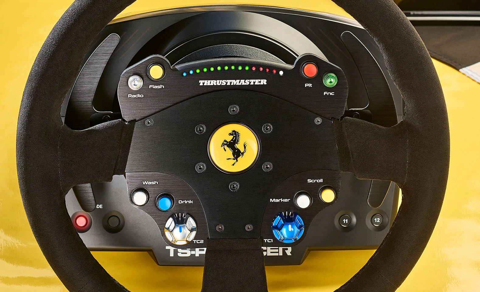 Thrustmaster | Vairas TS-PC Racer Ferrari 488 Challenge Edition | Žaidimo lenktyninis ratas aprašymas - Prekės nuotrauka