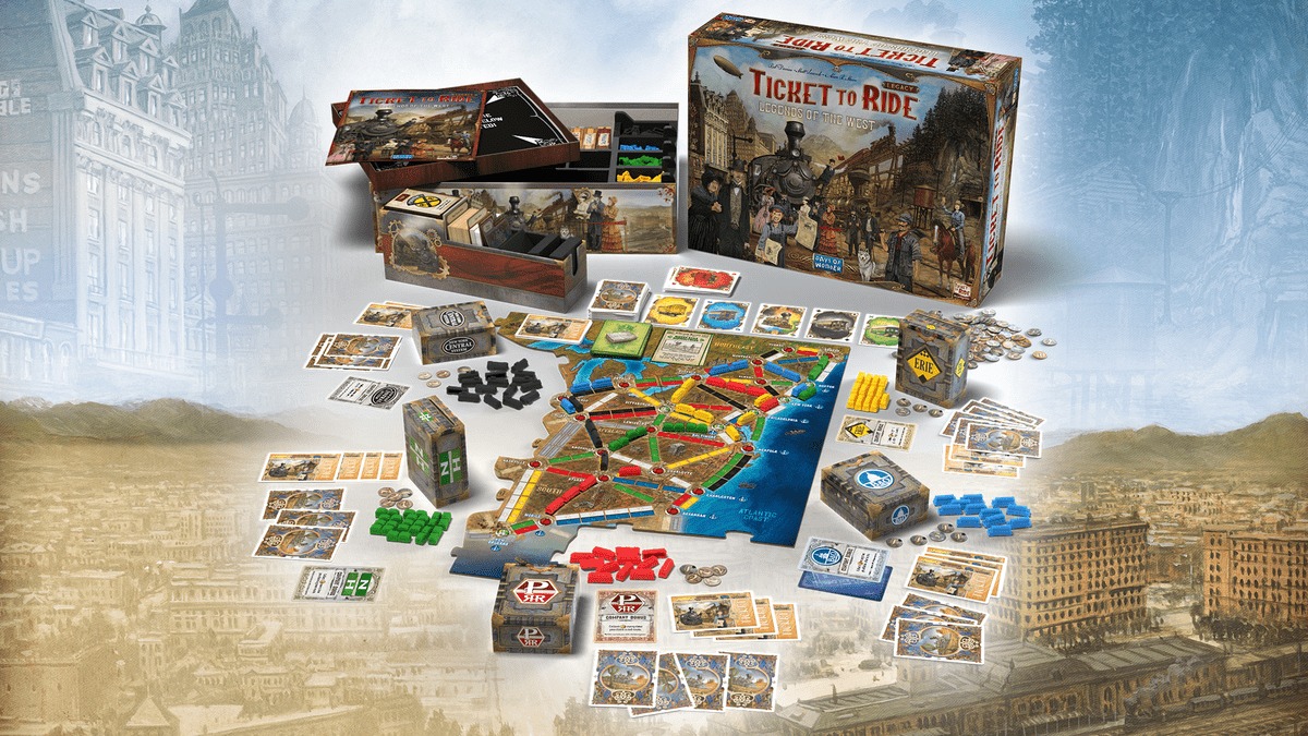 Days Of Wonder Ticket to Ride Legacy: Legends of the West aprašymas - Prekės nuotrauka