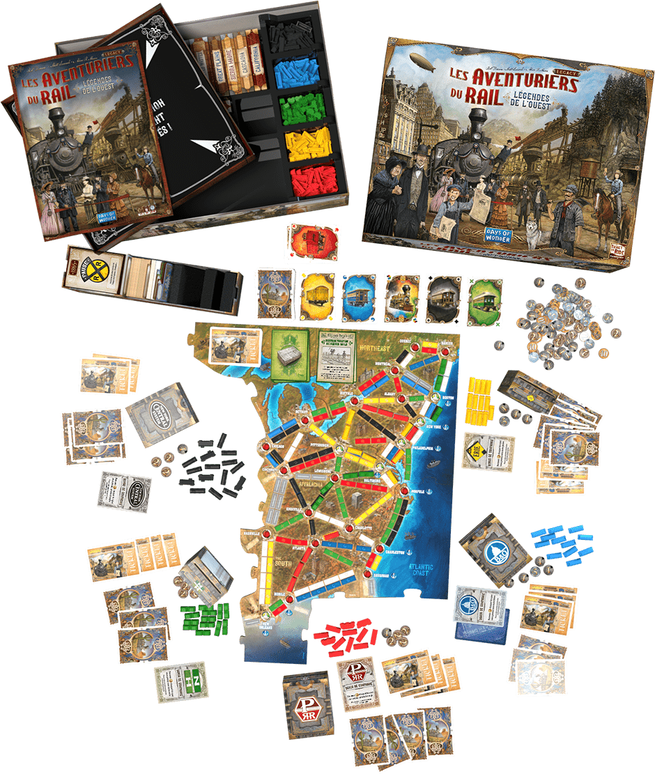 Days Of Wonder Ticket to Ride Legacy: Legends of the West aprašymas - Prekės nuotrauka