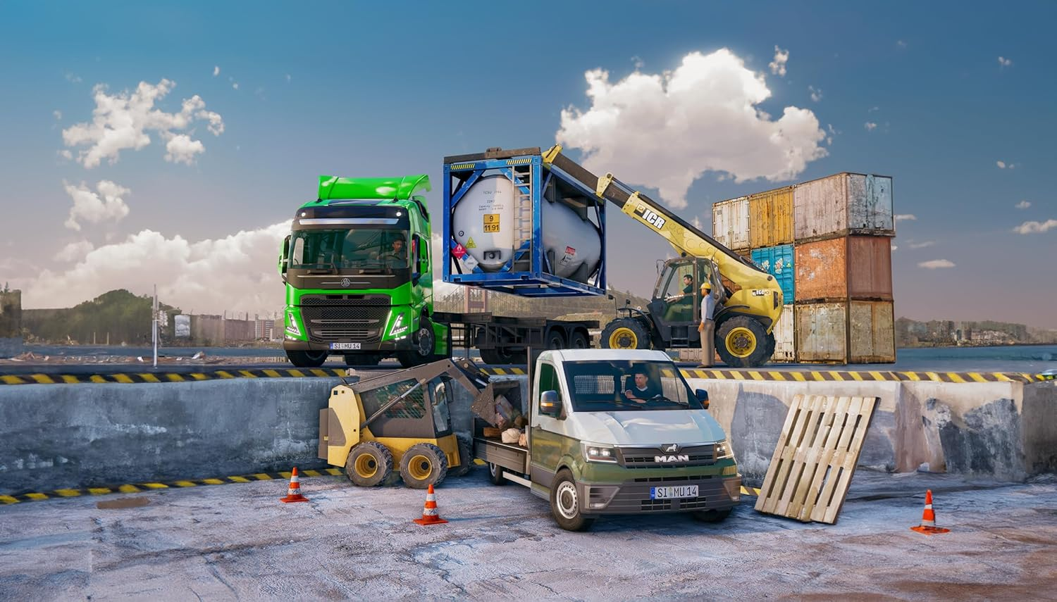 Aerosoft Truck and Logistics Simulator PS5 aprašymas - Prekės nuotrauka