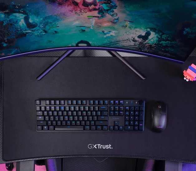 TRUST GXT 710 Luminus Pro RGB Stalas (Juodas) aprašymas - Prekės nuotrauka