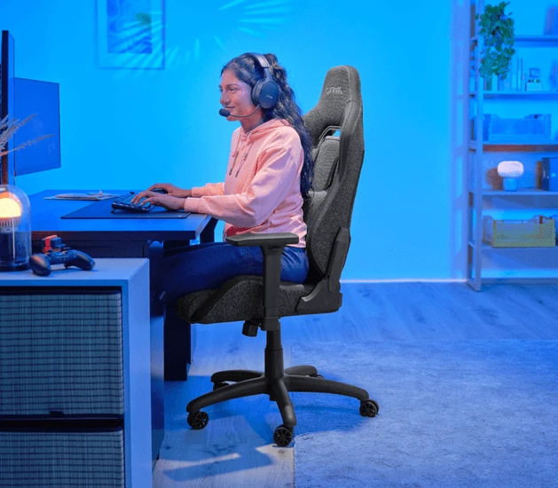 Trust GXT 723 Ruya žaidimų kėdė | Pilka aprašymas - Prekės nuotrauka