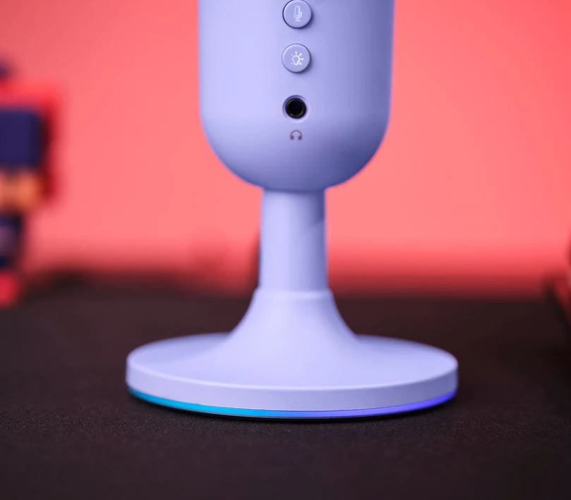 TRUST GXT234 YUNIX laidinis mikrofonas | USB | Violetinis aprašymas - Prekės nuotrauka