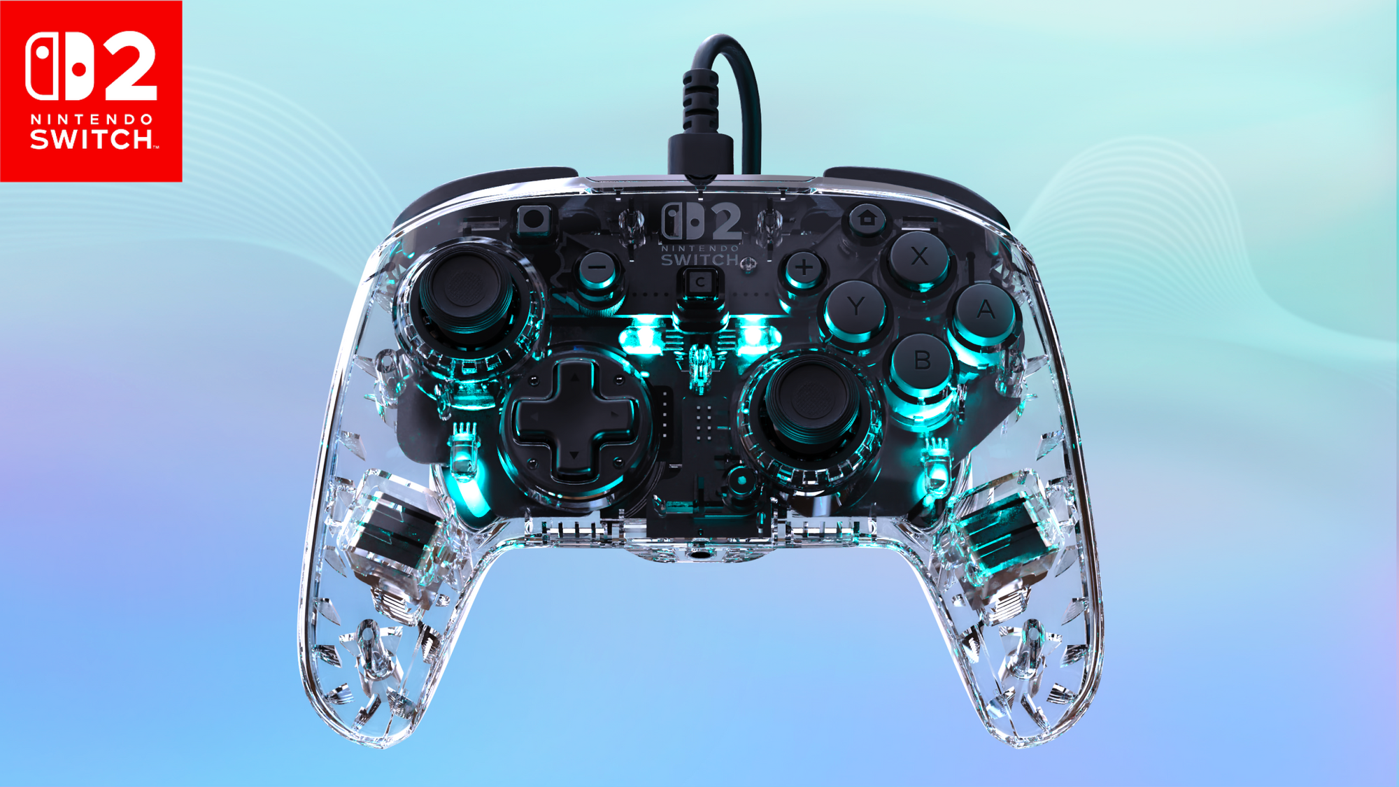 Turtle Beach Afterglow laidinis žaidimų pultelis | Skaidrus | Switch 2 aprašymas - Prekės nuotrauka
