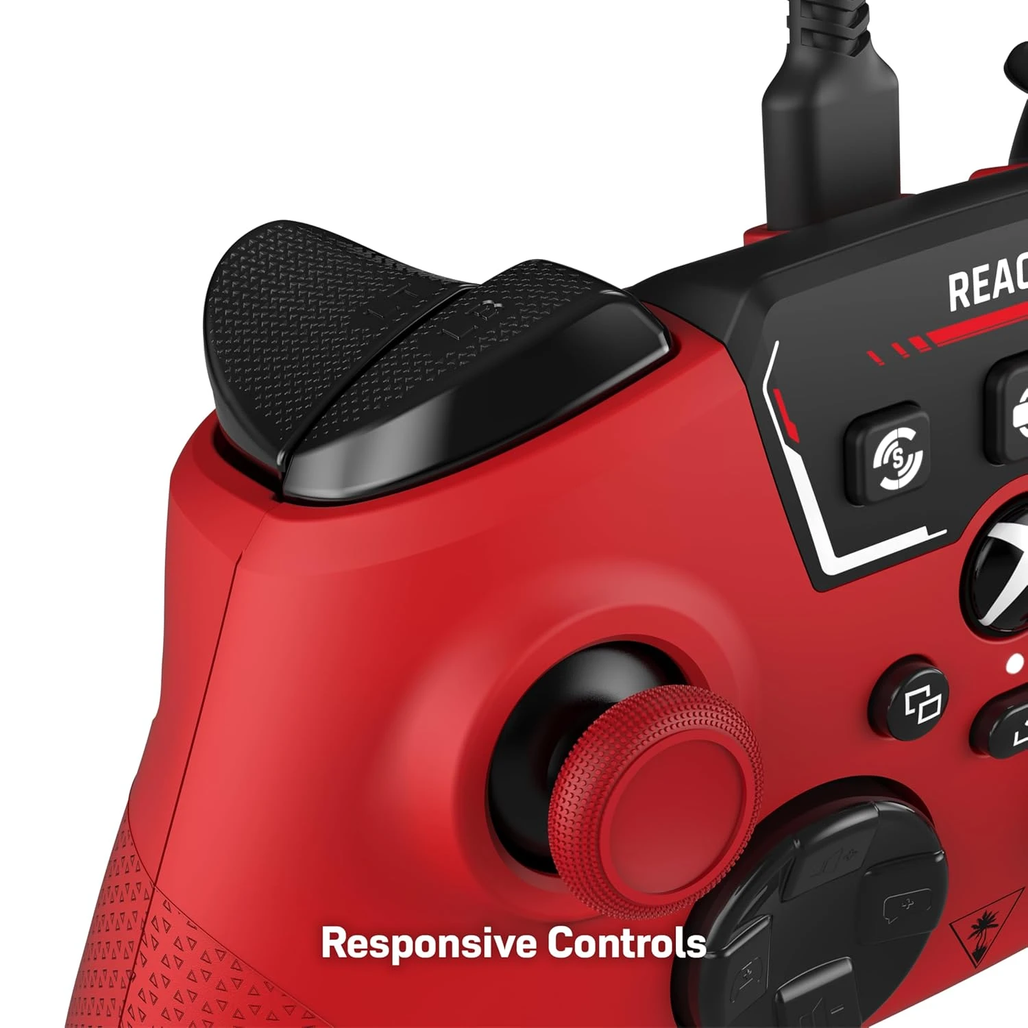 Turtle Beach REACT-R Laidinis žaidimų valdiklis | Xbox Series X/S One | Windows | Raudona aprašymas - Prekės nuotrauka