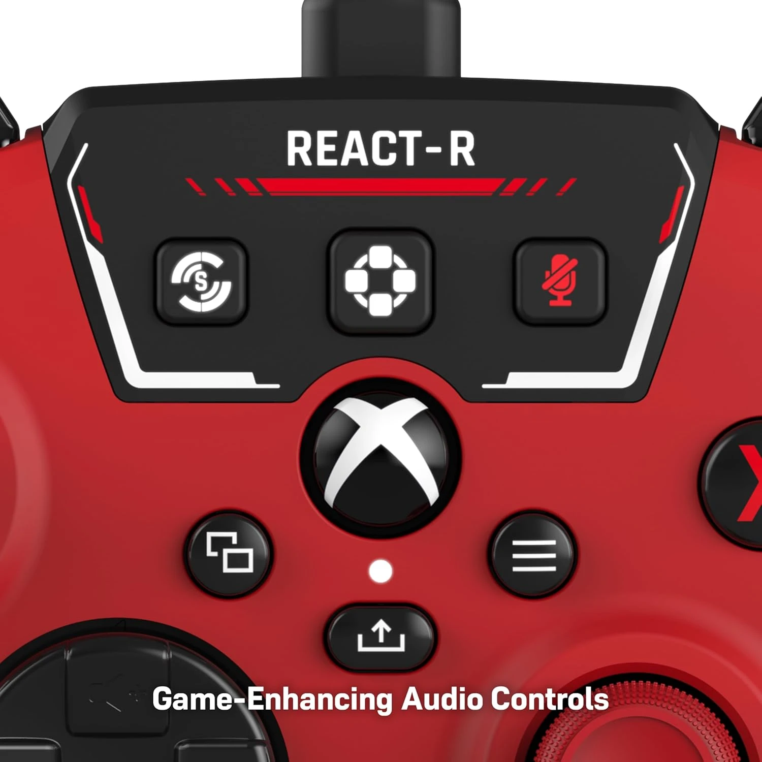 Turtle Beach REACT-R Laidinis žaidimų valdiklis | Xbox Series X/S One | Windows | Raudona aprašymas - Prekės nuotrauka