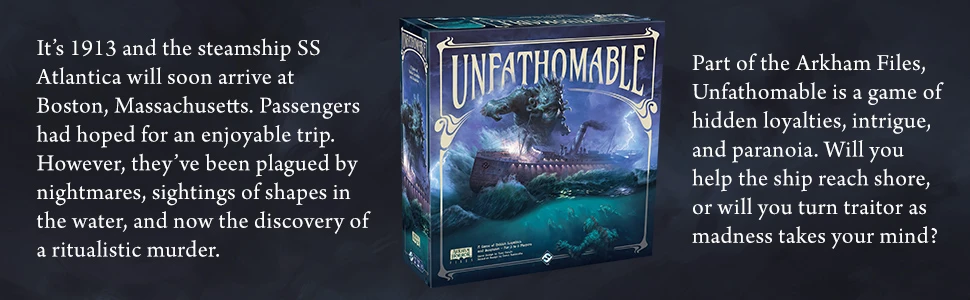 Fantasy Flight Games Unfathomable aprašymas - Prekės nuotrauka