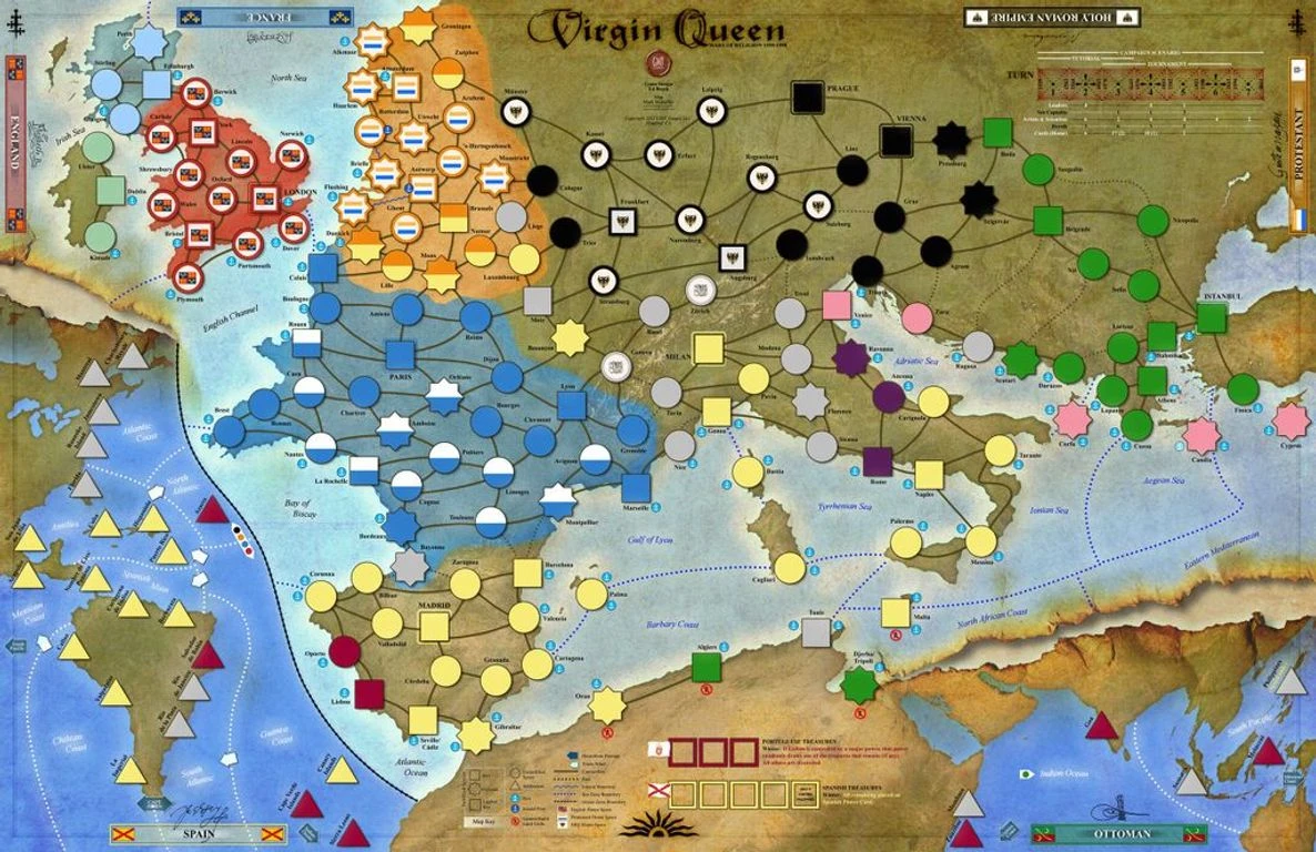 Gmt Games Virgin Queen aprašymas - Prekės nuotrauka