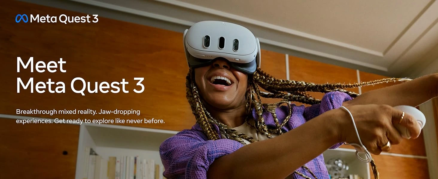Meta Vr Virtualios realybės akiniai Meta Quest 3 All-in-one VR – 512 GB aprašymas - Prekės nuotrauka