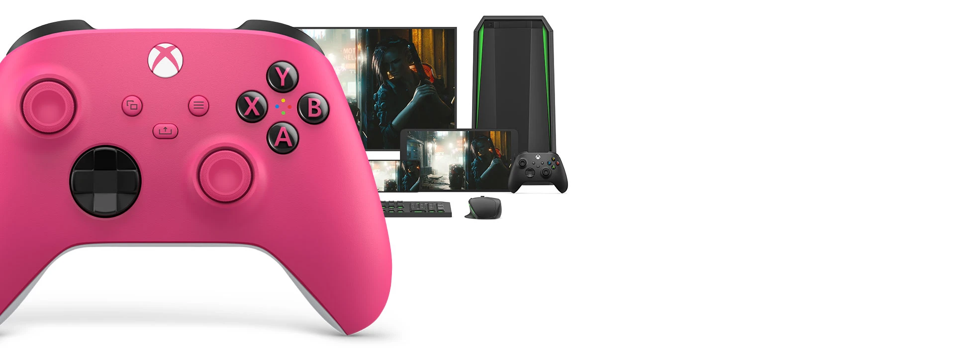 Microsoft Xbox Series belaidis valdiklis (Deep Rožinė) aprašymas - Prekės nuotrauka Microsoft Xbox Series belaidis valdiklis (Deep Rožinė) aprašymas - Prekės nuotrauka