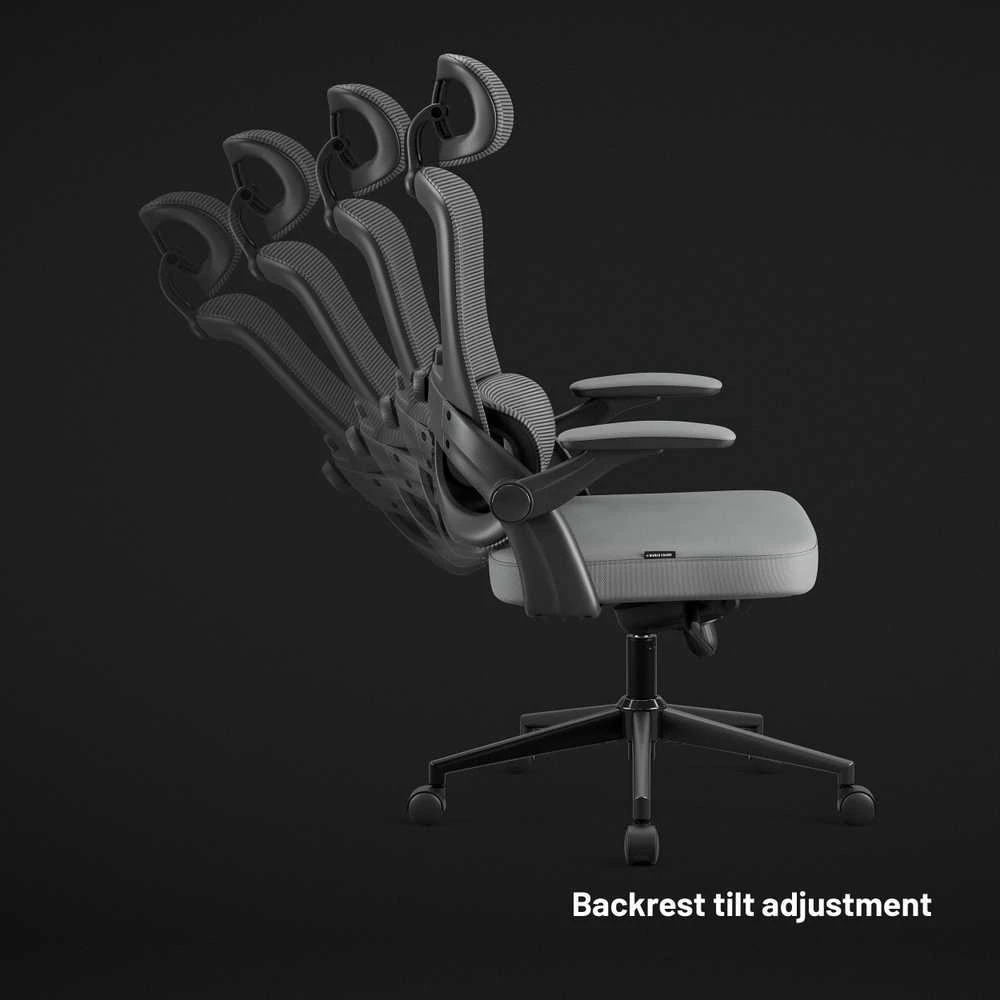 Ergonominė kėdė Diablo V, šviesiai pilka