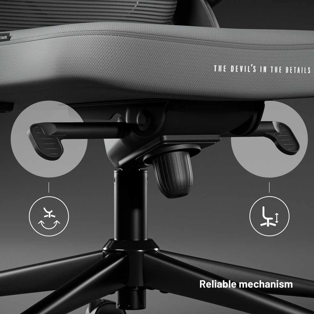 Ergonominė kėdė Diablo V, šviesiai pilka