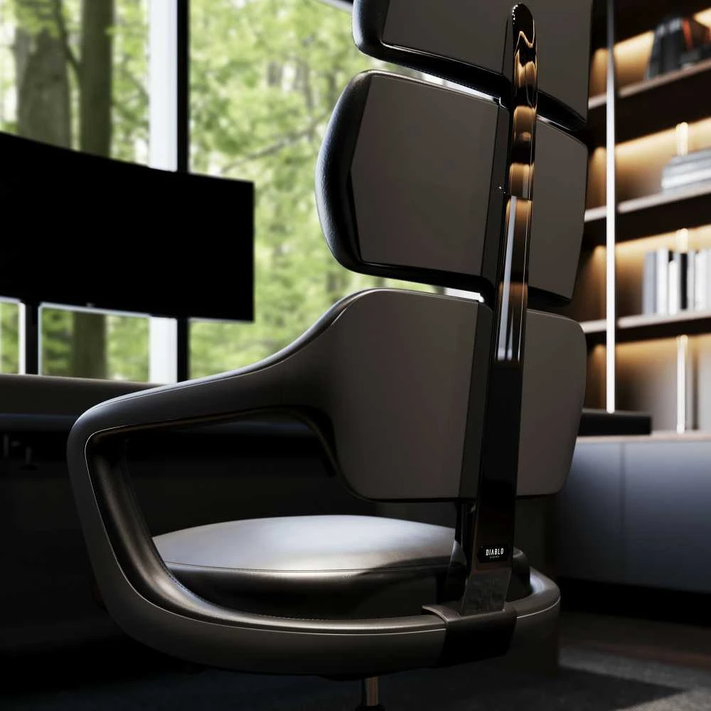 Diablo Chairs Diablo V-Modular Carbon Juodas ergonominė kėdė