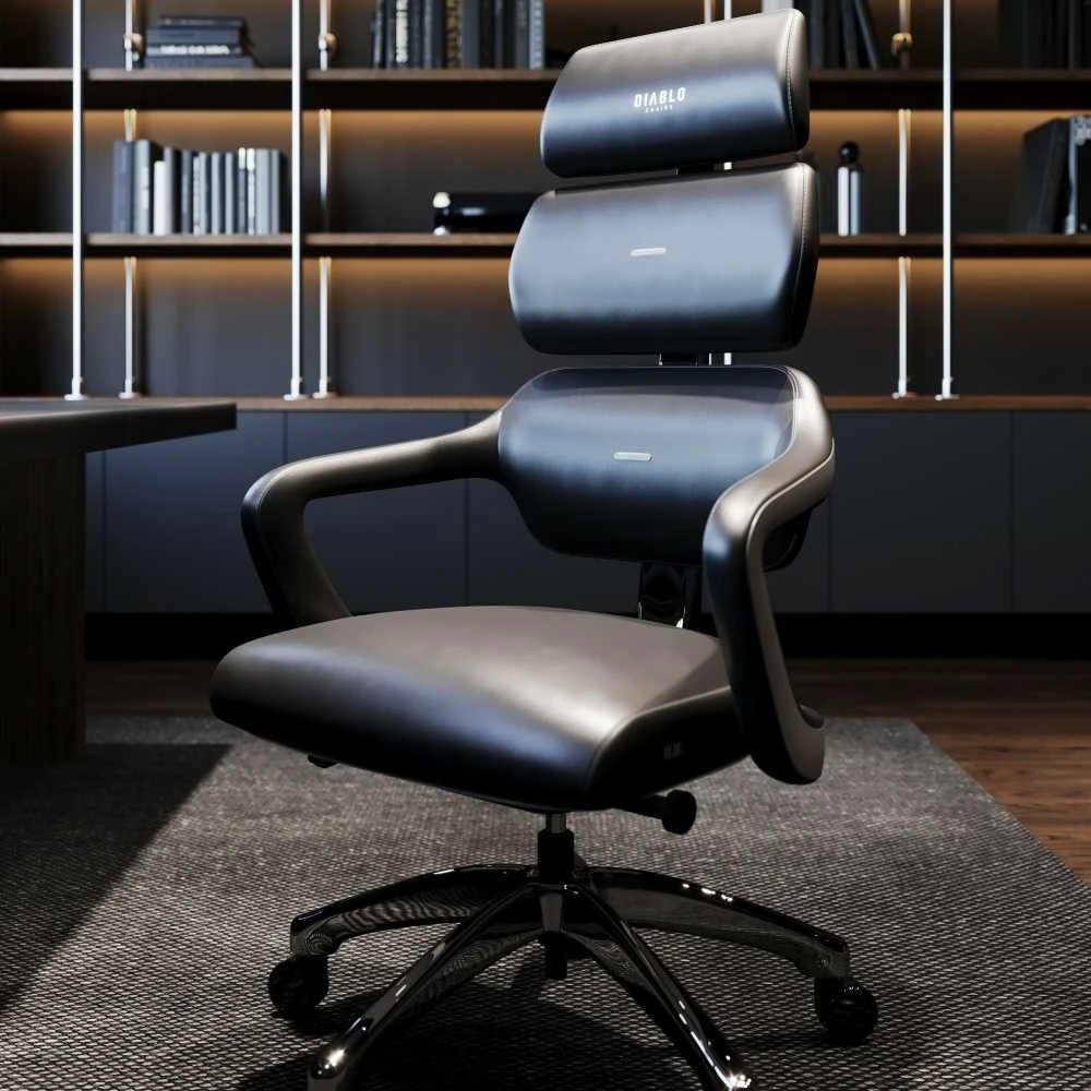 Diablo Chairs Diablo V-Modular Carbon Juodas ergonominė kėdė