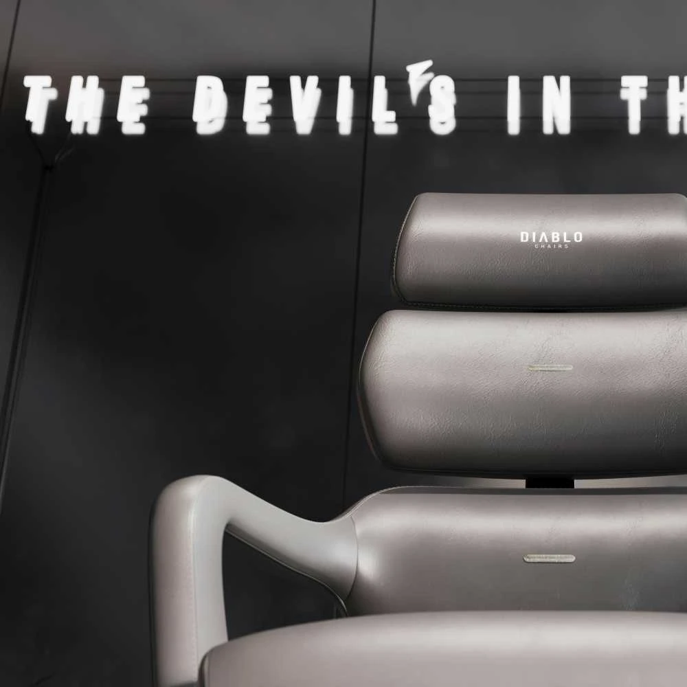 Diablo Chairs Diablo V-Modular Shadow Pilkas ergonominė kėdė