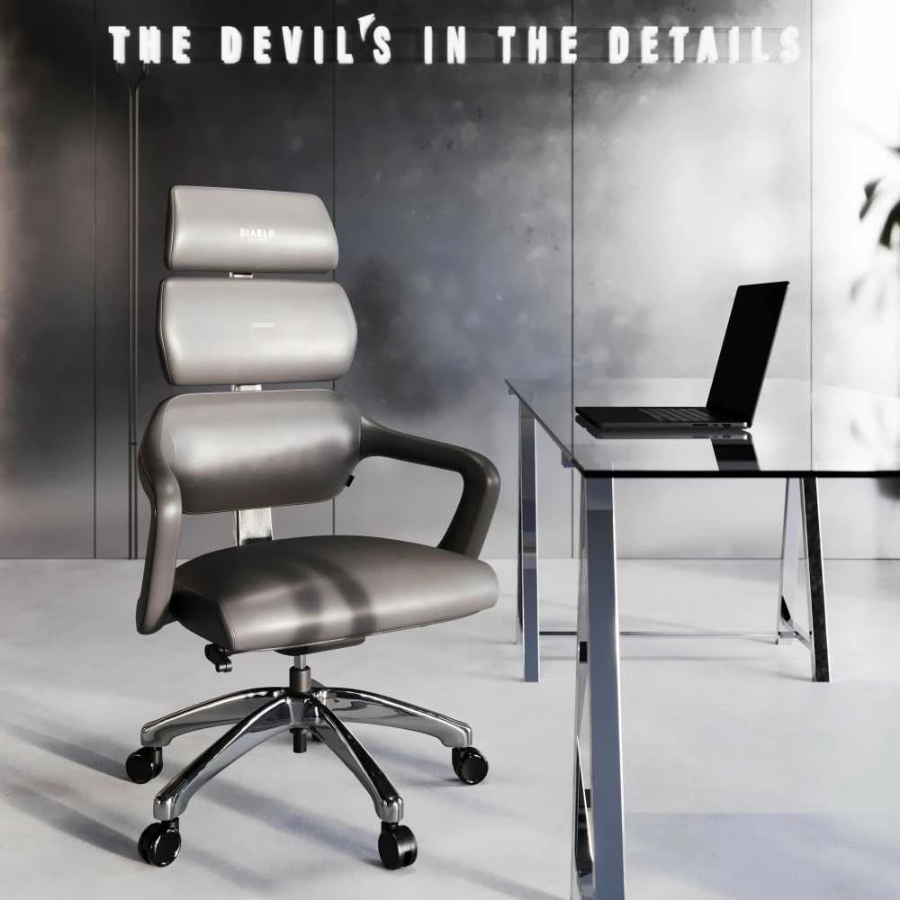 Diablo Chairs Diablo V-Modular Shadow Pilkas ergonominė kėdė