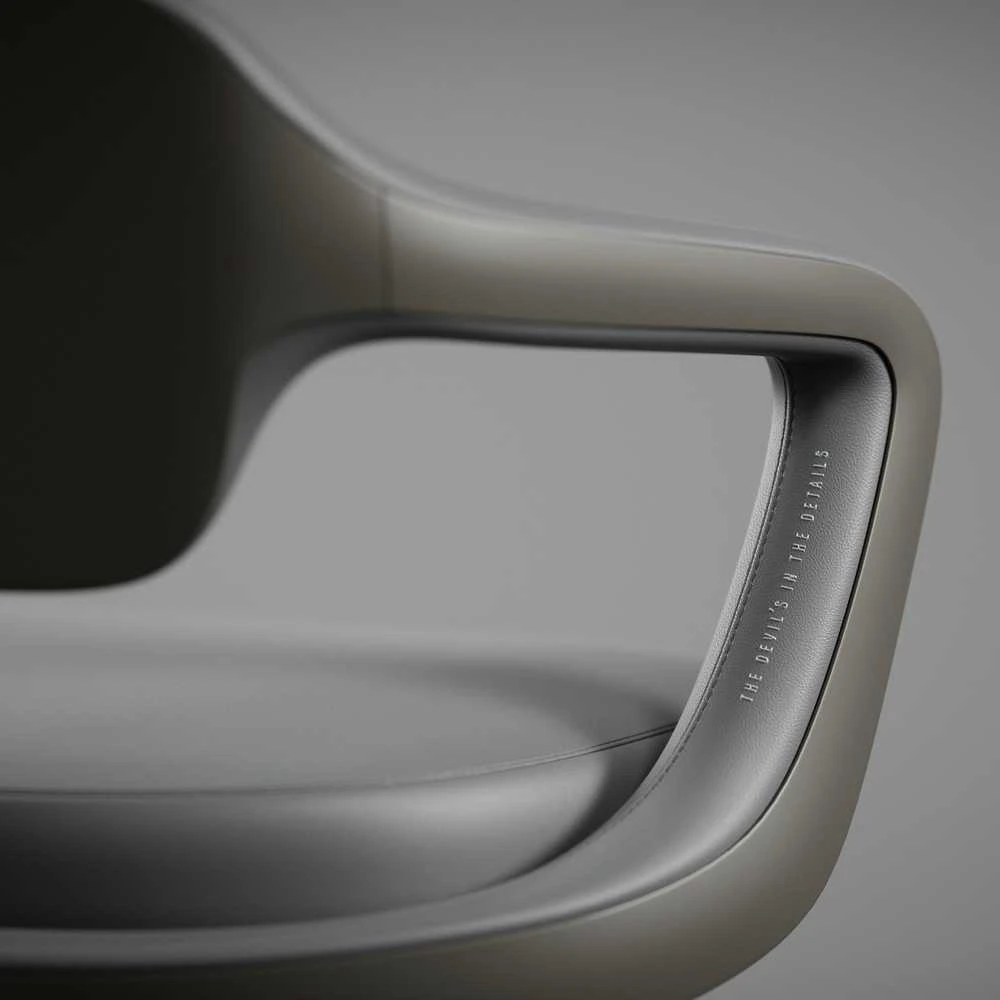 Diablo Chairs Diablo V-Modular Shadow Pilkas ergonominė kėdė