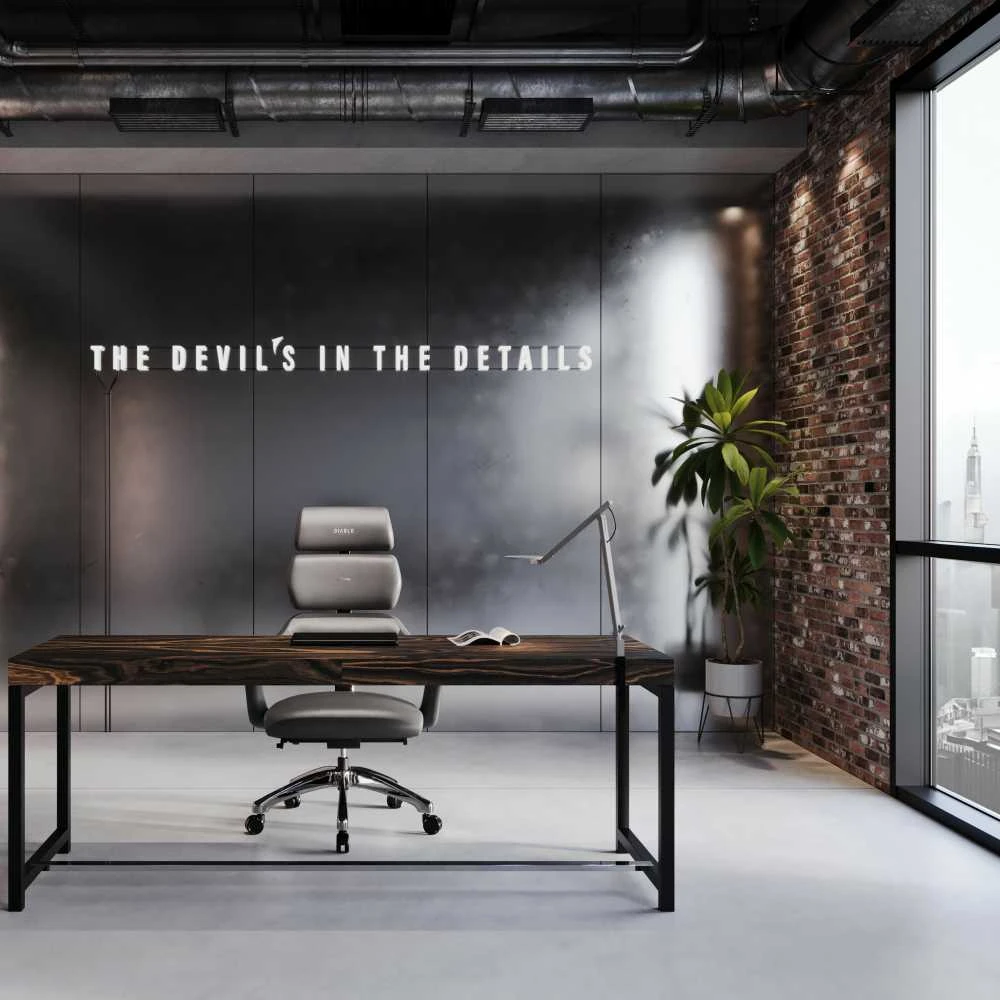 Diablo Chairs Diablo V-Modular Shadow Pilkas ergonominė kėdė