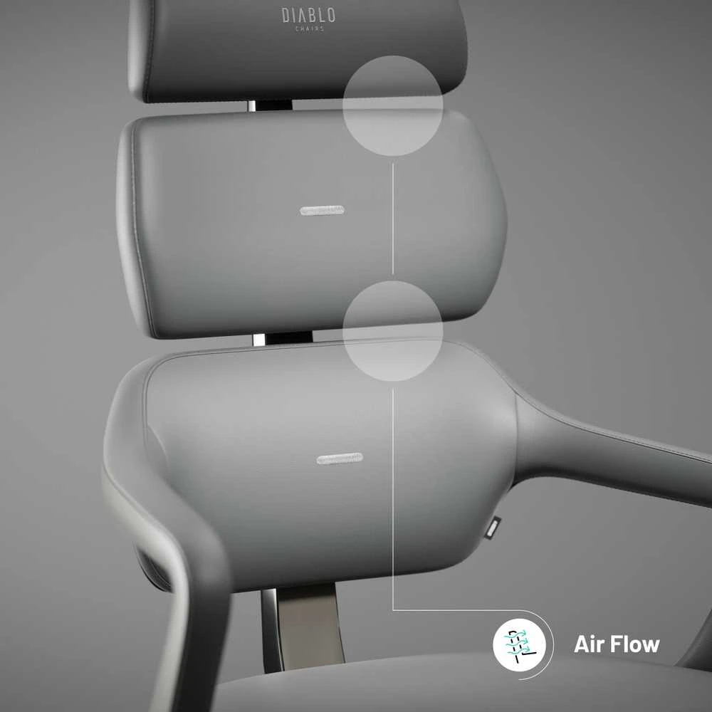 Diablo Chairs Diablo V-Modular Shadow Pilkas ergonominė kėdė