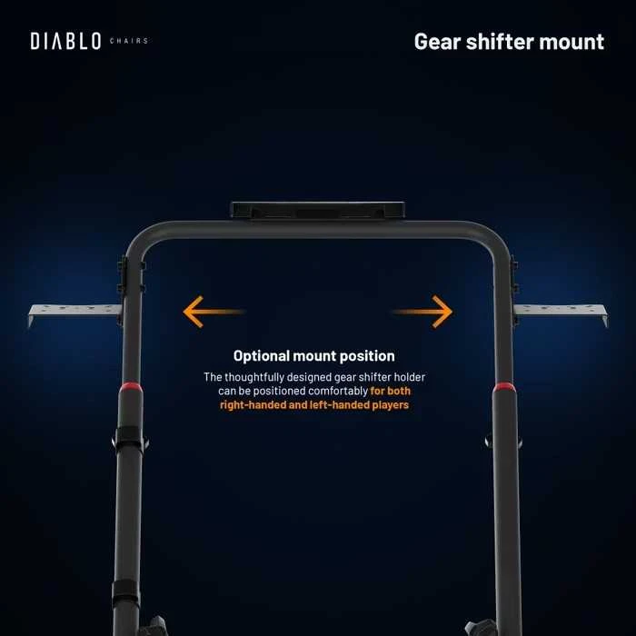 Diablo Chairs Diablo X-Drive Mini stovas vairui | Juoda/Balta