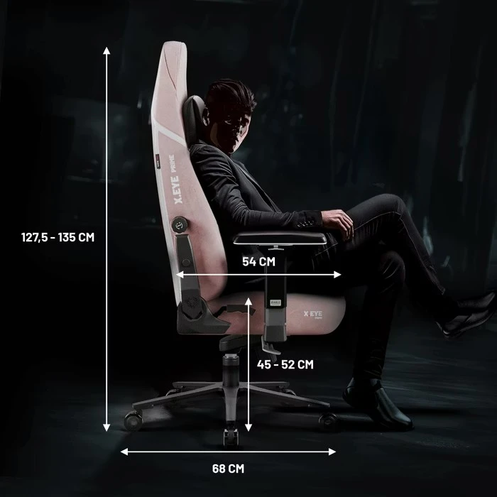 Diablo Chairs Diablo X-Eye Prime - Akira Rožinė ergonominė kėdė
