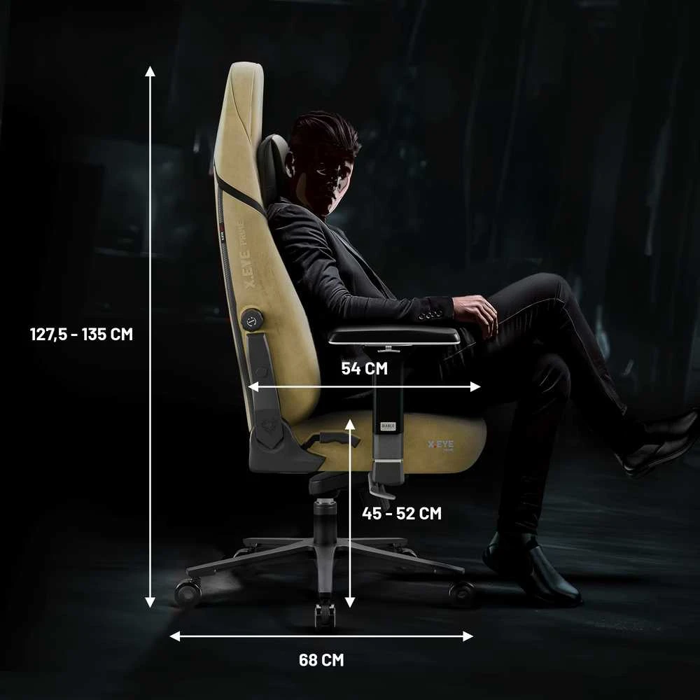 Diablo Chairs Diablo X-Eye Prime Normal Size - Broken Gold ergonominė kėdė