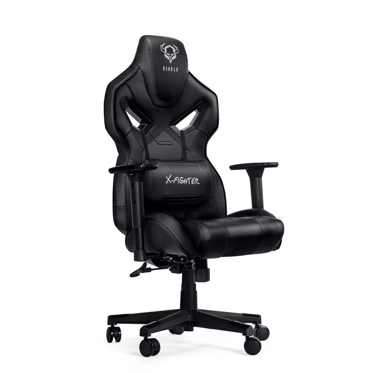 Diablo Chairs DIABLO X-FIGHTER Juodas Ergonominė Kėdė