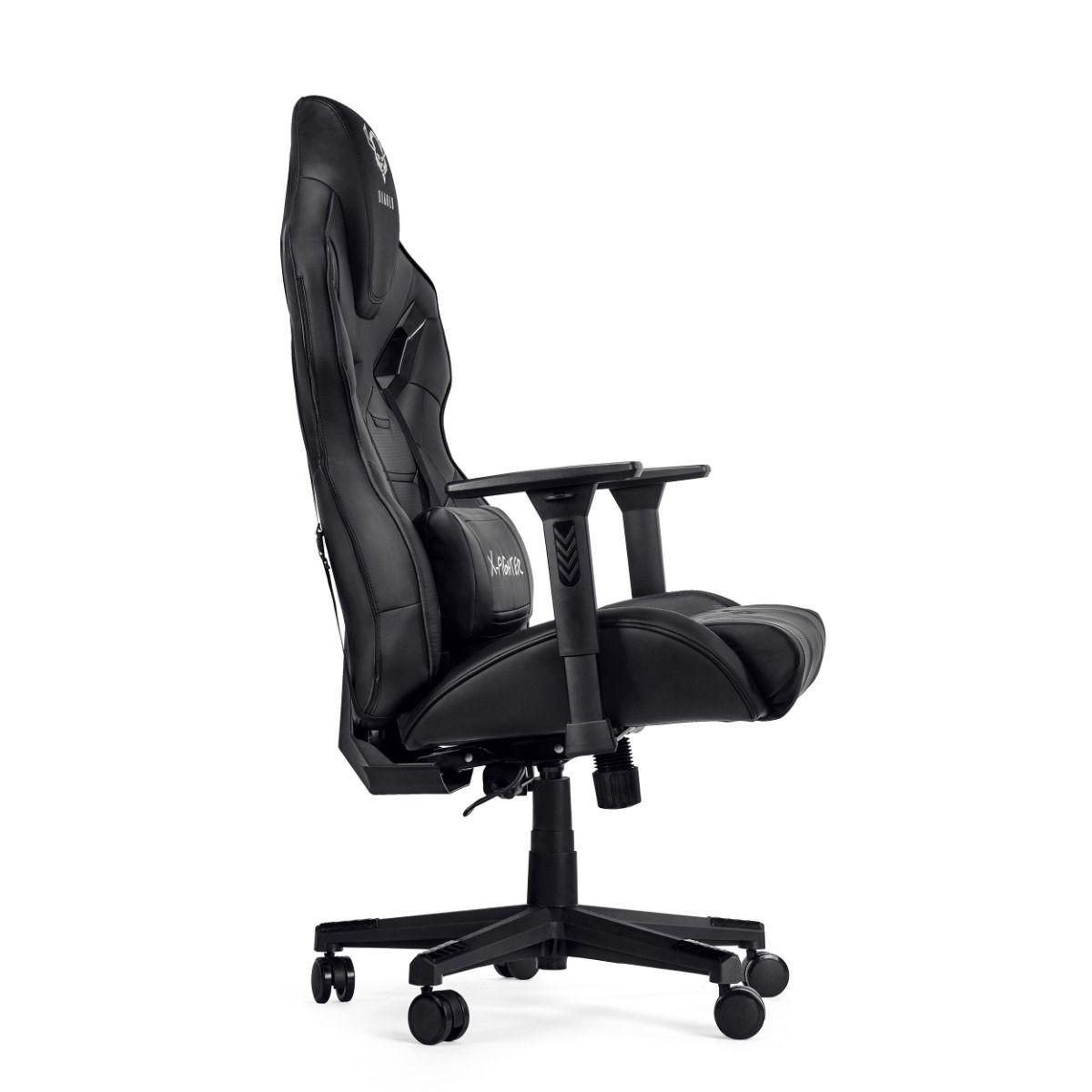 Diablo Chairs DIABLO XFIGHTER Juoda Ergonominė Kėdė, modelis 821