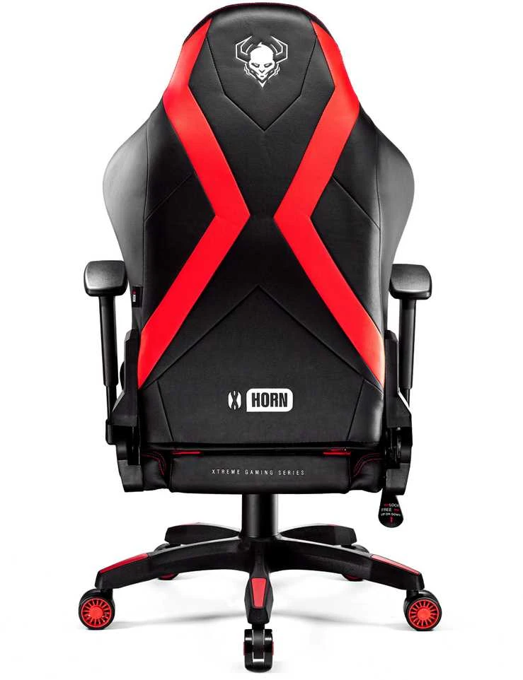 Diablo Chairs Diablo X-Horn 2.0 King Size Juodas-Raudona ergonominė kėdė