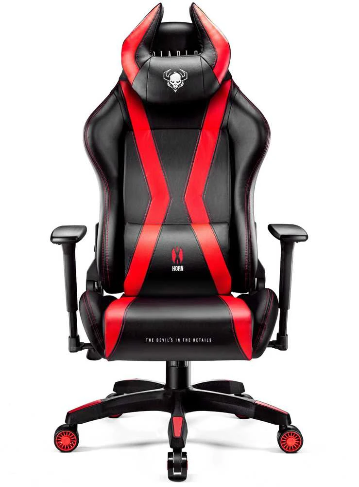 Diablo Chairs Diablo X-Horn 2.0 King Size Juodas-Raudona ergonominė kėdė
