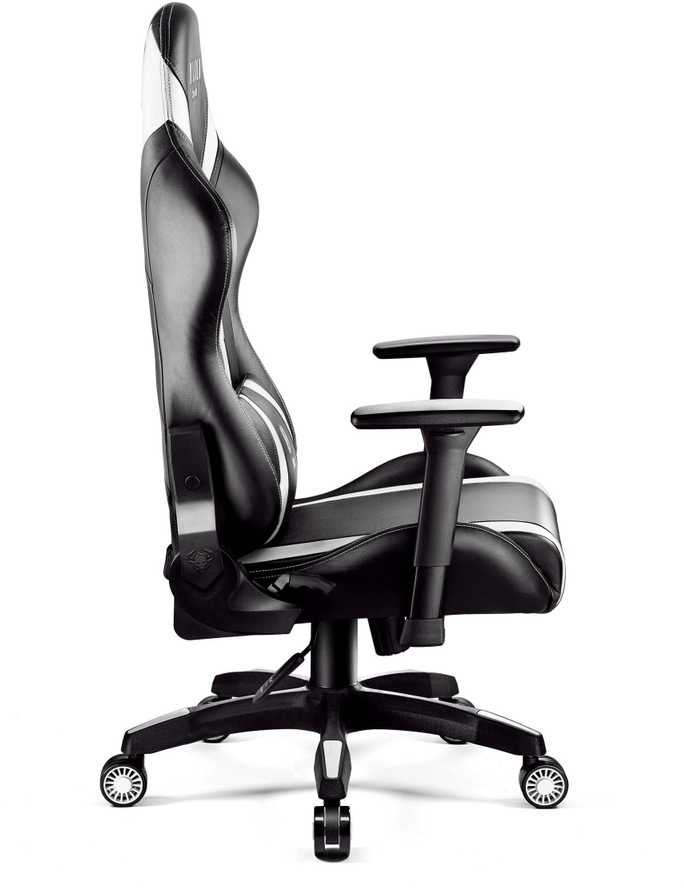 Žaidimų kėdė Diablo X-Horn 2.0 Gaming Chair King Size, Juoda-balta