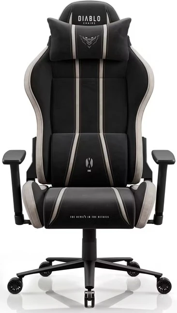 Diablo Chairs Diablo X-One 2.0 King Size Camel Juodas materiałowy juoda-smėlio spalva