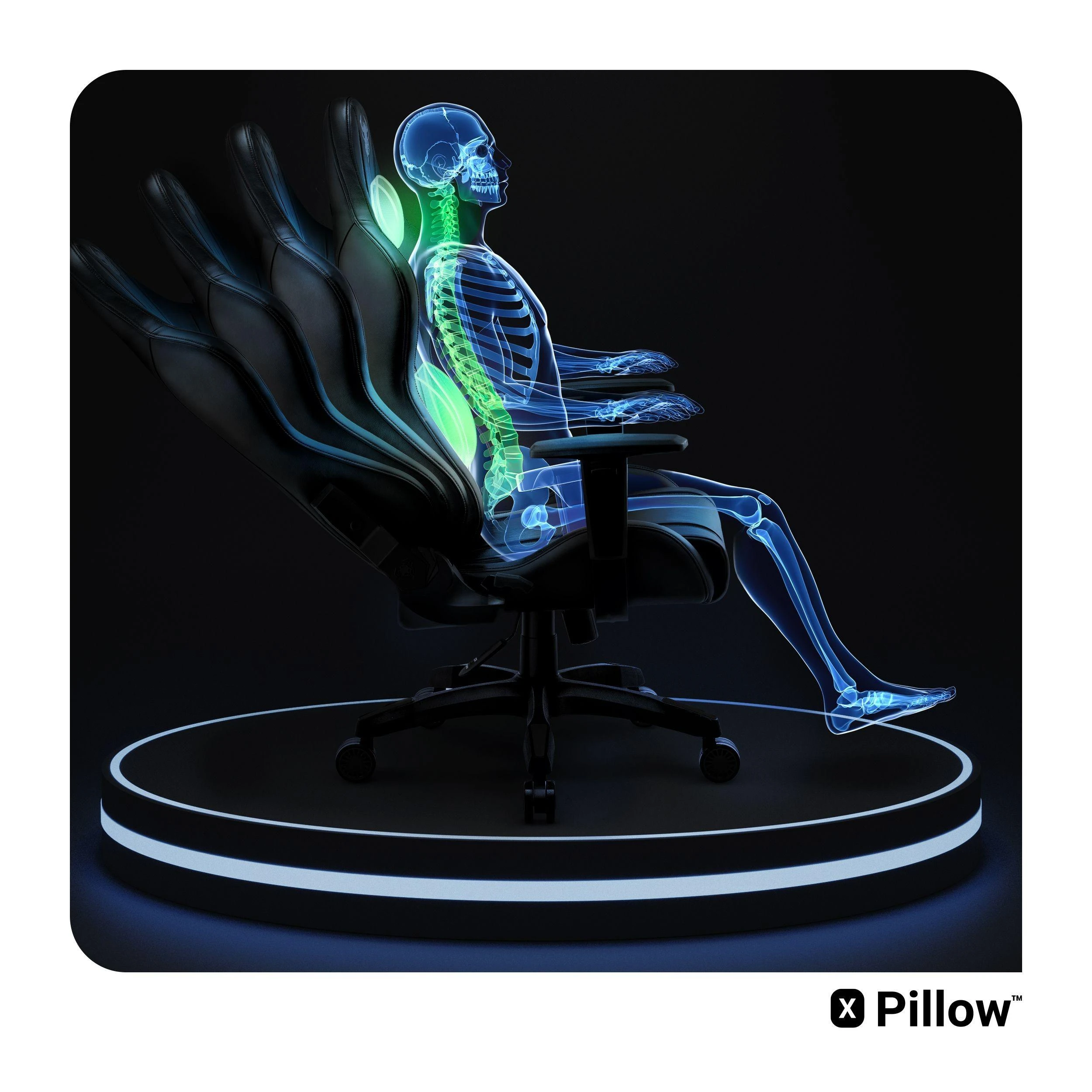 Žaidimų kėdė Diablo X-One 2.0 Gaming Chair King, Juoda-balta