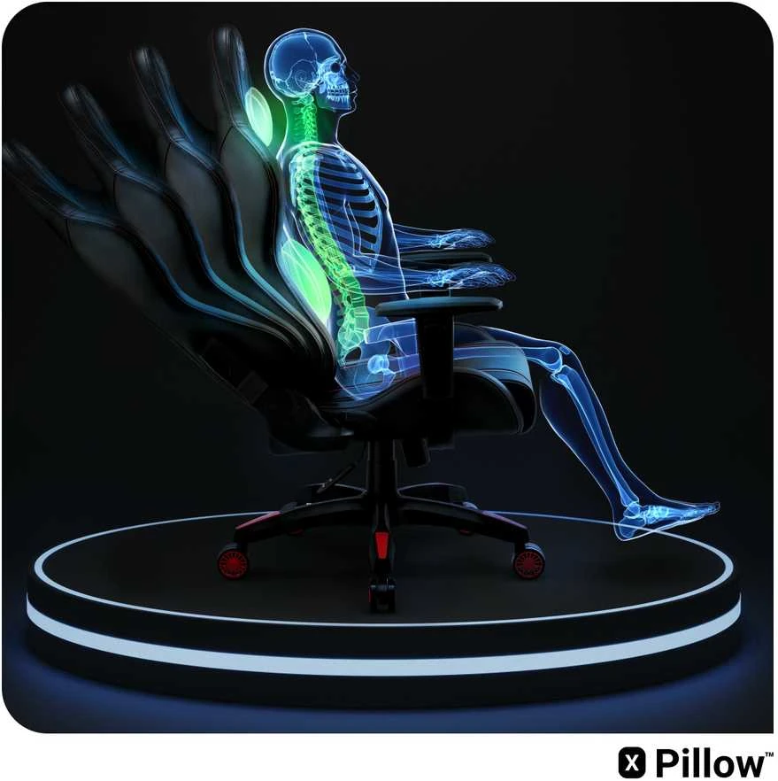 Diablo Chairs Žaidimų kėdė Diablo X-One 2.0 Gaming Chair Normal, Juoda-raudona